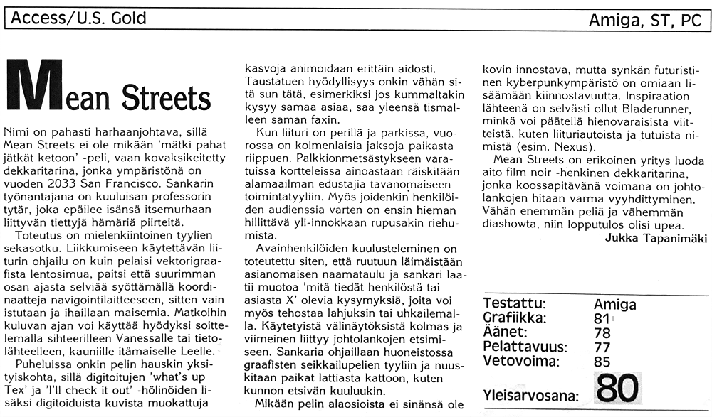 Mean Streets